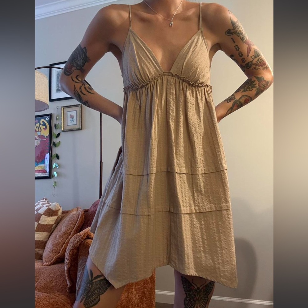 Wild Fable Tan Mini Dress